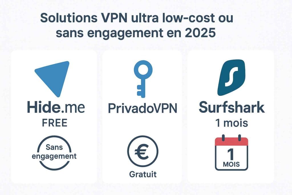 VPN sans engagement ou 1 mois – Hide.me, PrivadoVPN, Surfshark VPN sans engagement ou 1 mois – Hide.me, PrivadoVPN, Surfshark