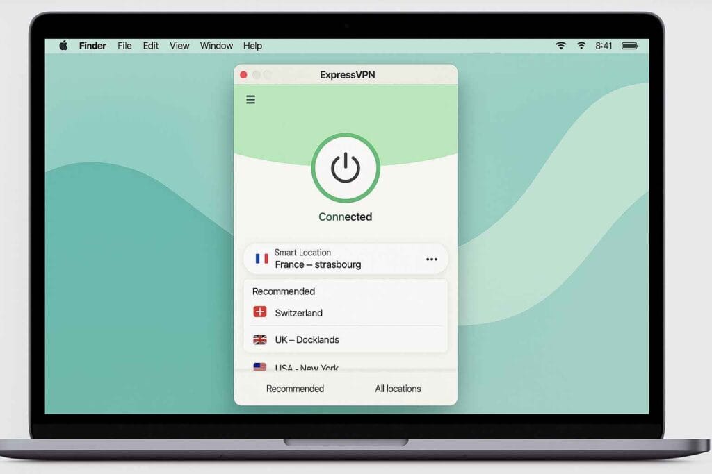 Graphique vitesse ExpressVPN sur Mac Graphique vitesse ExpressVPN sur Mac