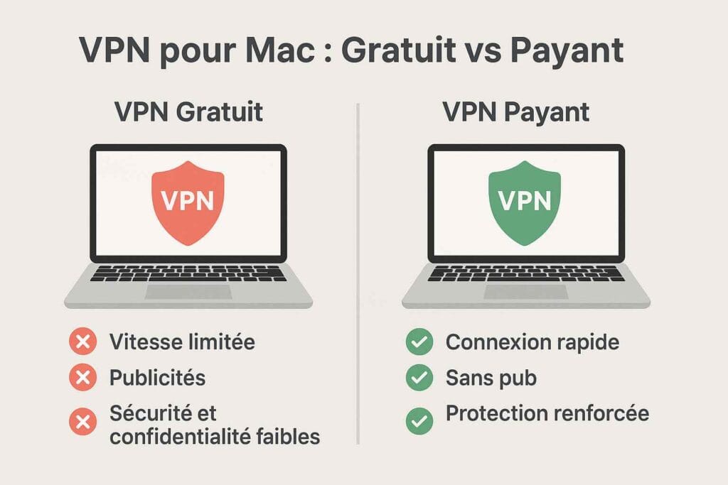 VPN gratuit vs VPN payant sur Mac VPN gratuit vs VPN payant sur Mac