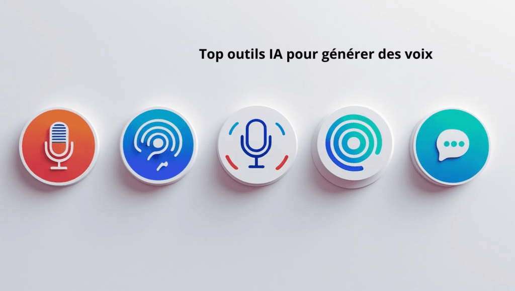 Top outils IA pour générer des voix