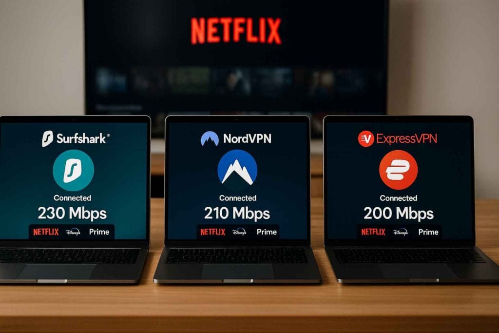 Comparatif VPN 2025 pour Starlink : Surfshark, NordVPN, ExpressVPN testés en streaming Comparatif VPN 2025 pour Starlink : Surfshark, NordVPN, ExpressVPN testés en streaming