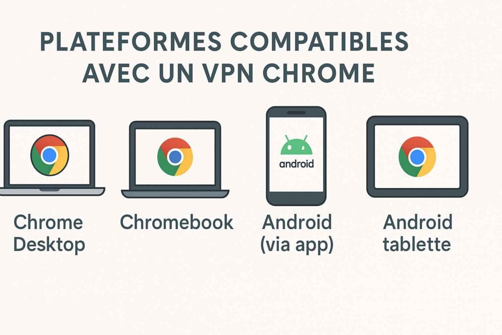 Compatibilité VPN Chrome : PC, Chromebook, Android Compatibilité VPN Chrome : PC, Chromebook, Android