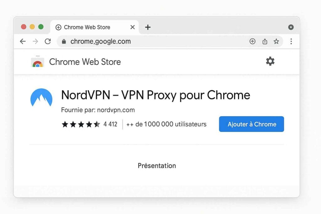 Installation extension VPN Chrome sur le Web Store Installation extension VPN Chrome sur le Web Store