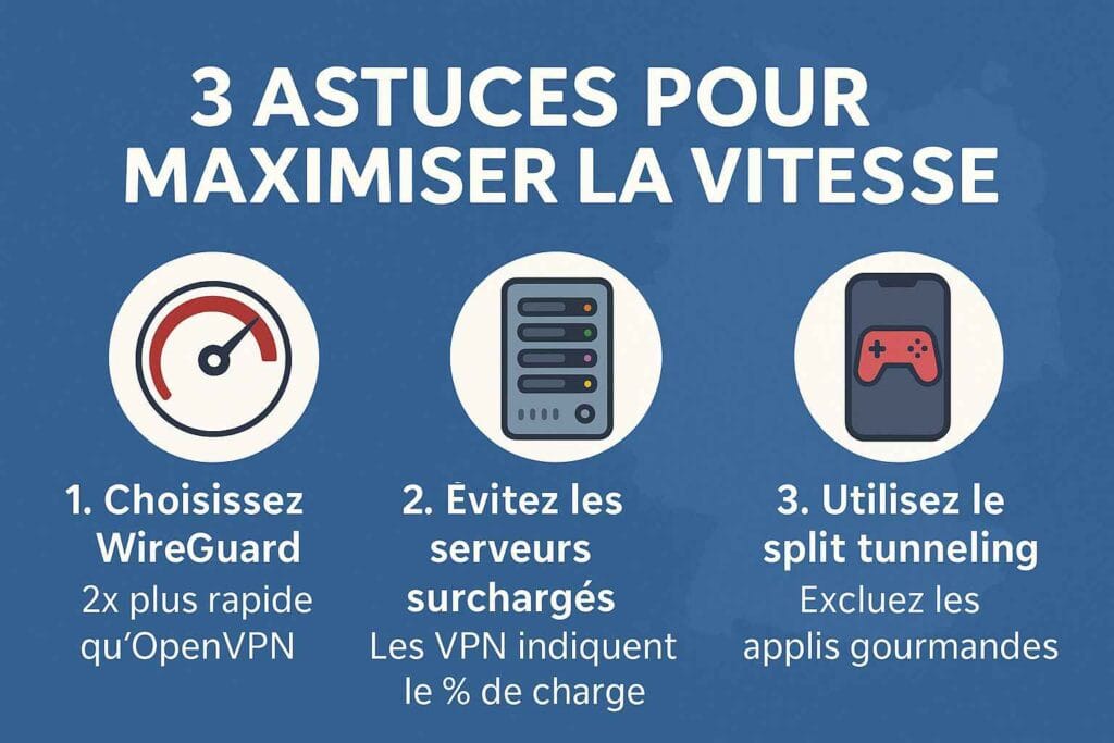 Astuces pour optimiser la vitesse d’un VPN Astuces pour optimiser la vitesse d’un VPN