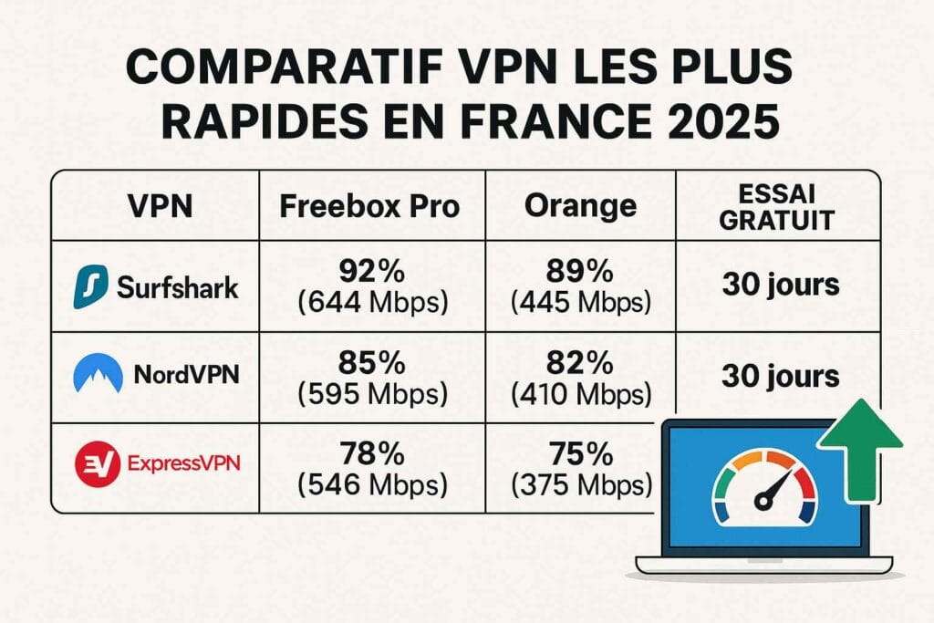 Test Surfshark vitesse réelle sur Freebox Pro Test Surfshark vitesse réelle sur Freebox Pro