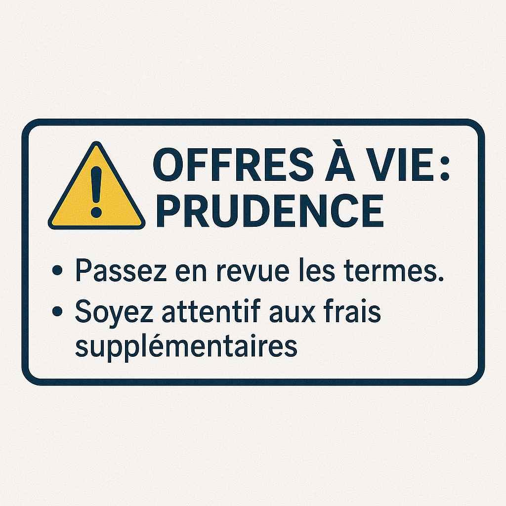 Offre à vie avec prudence Offre à vie avec prudence